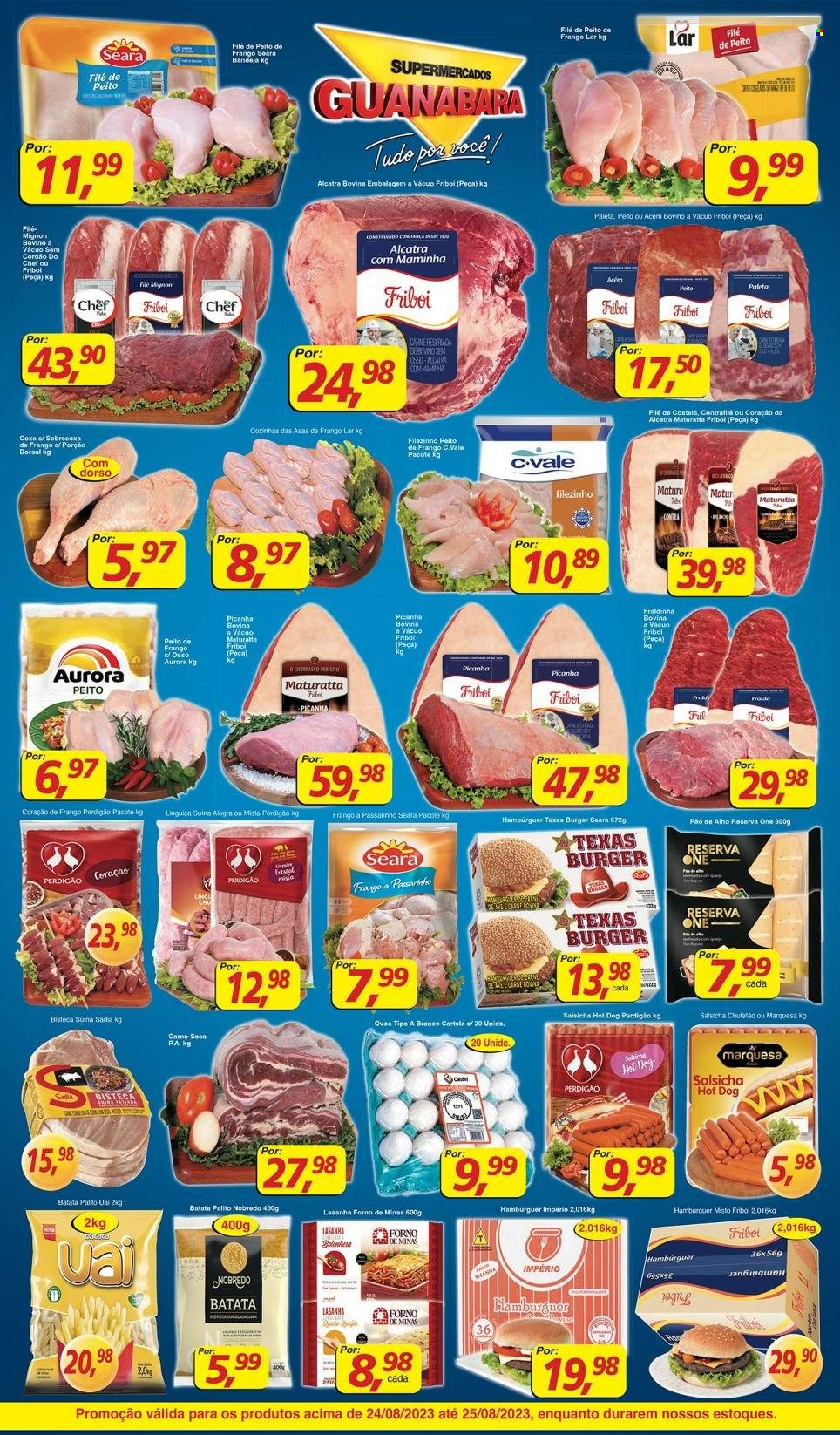 Folheto Supermercados Guanabara - 24/08/2023 - 25/08/2023. Página 9