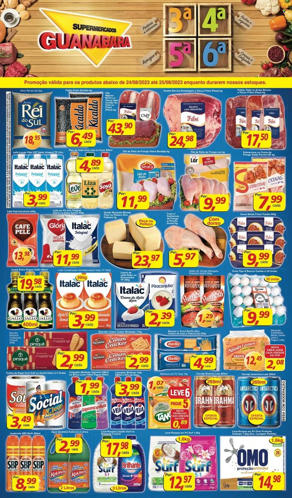 Folheto Supermercados Guanabara - 24/08/2023 - 25/08/2023. Página 12