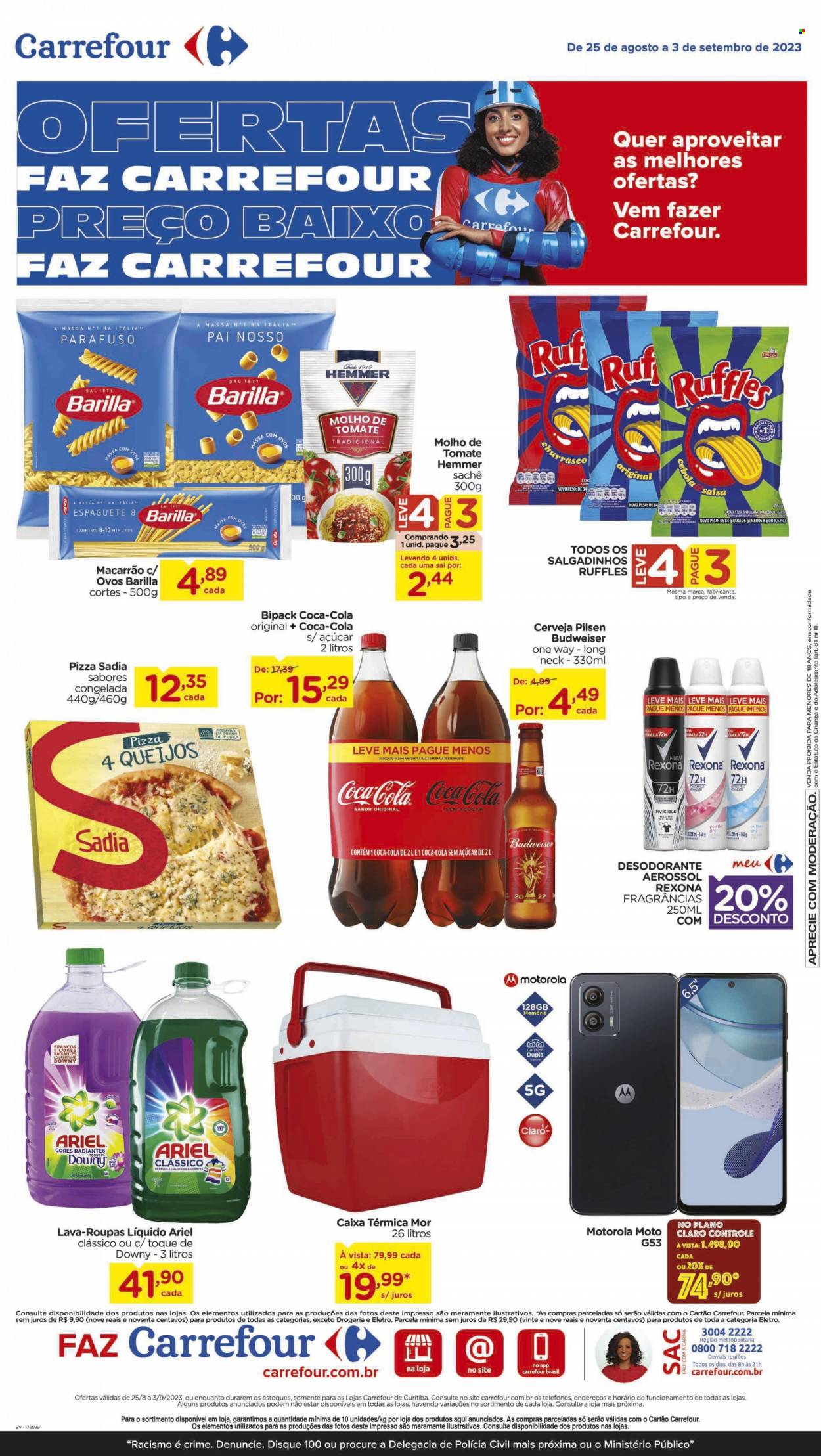 Folheto Carrefour Hiper - 25/08/2023 - 03/09/2023. Página 1