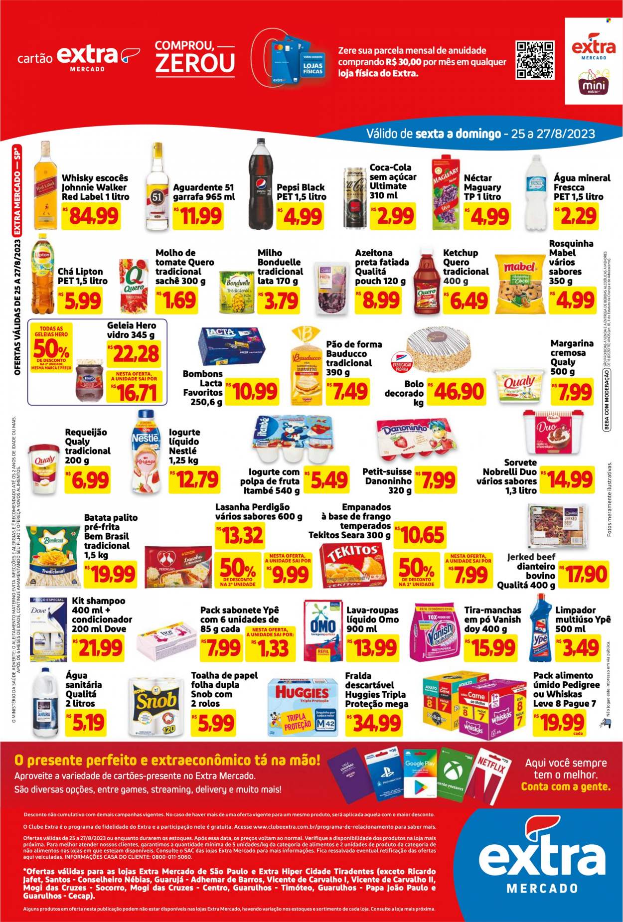 Folheto Mercado Extra - 25/08/2023 - 27/08/2023. Página 2