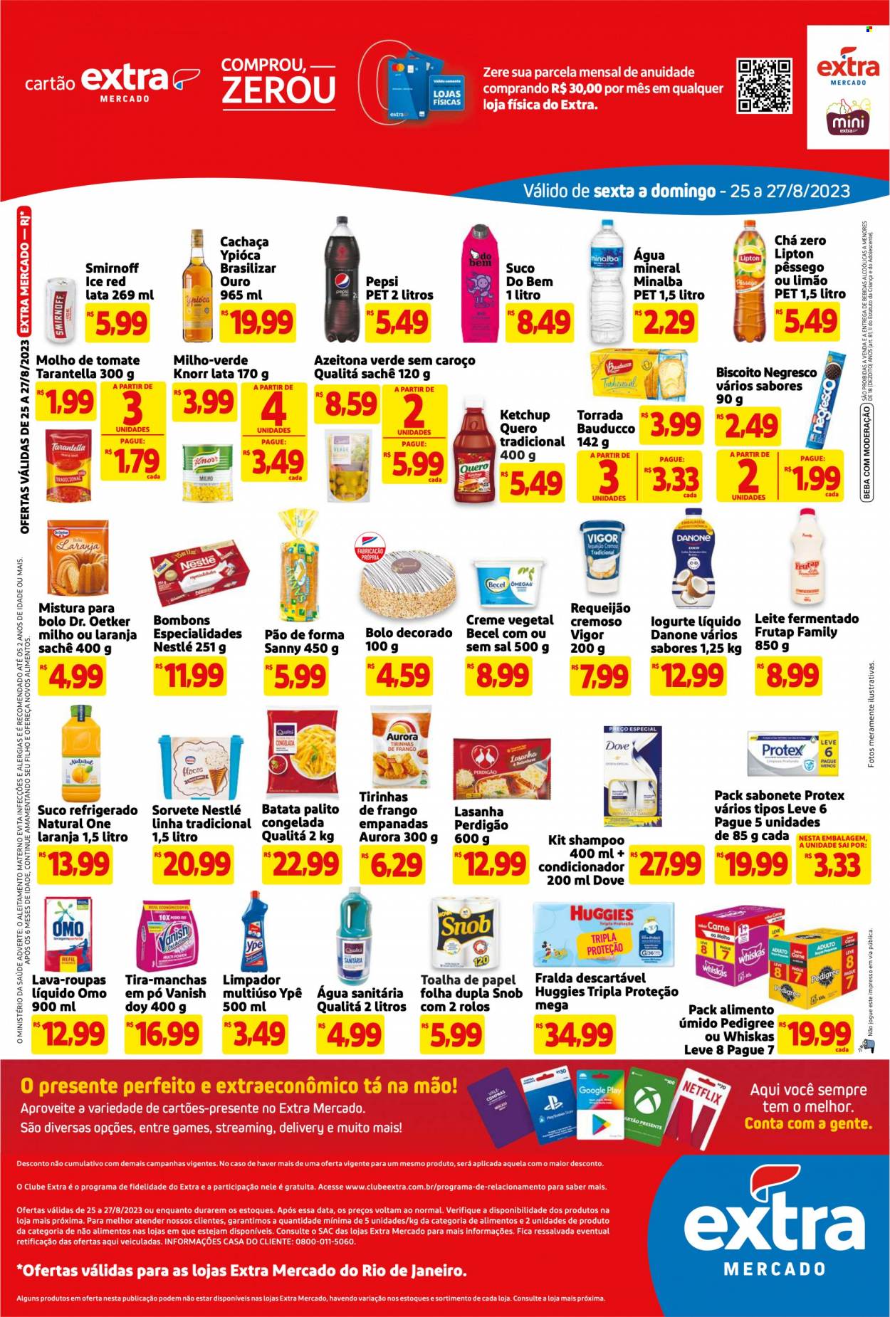 Folheto Mercado Extra - 25/08/2023 - 27/08/2023. Página 2