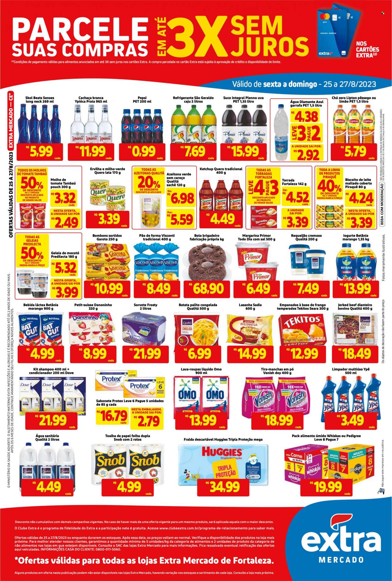 Folheto Mercado Extra - 25/08/2023 - 27/08/2023. Página 2