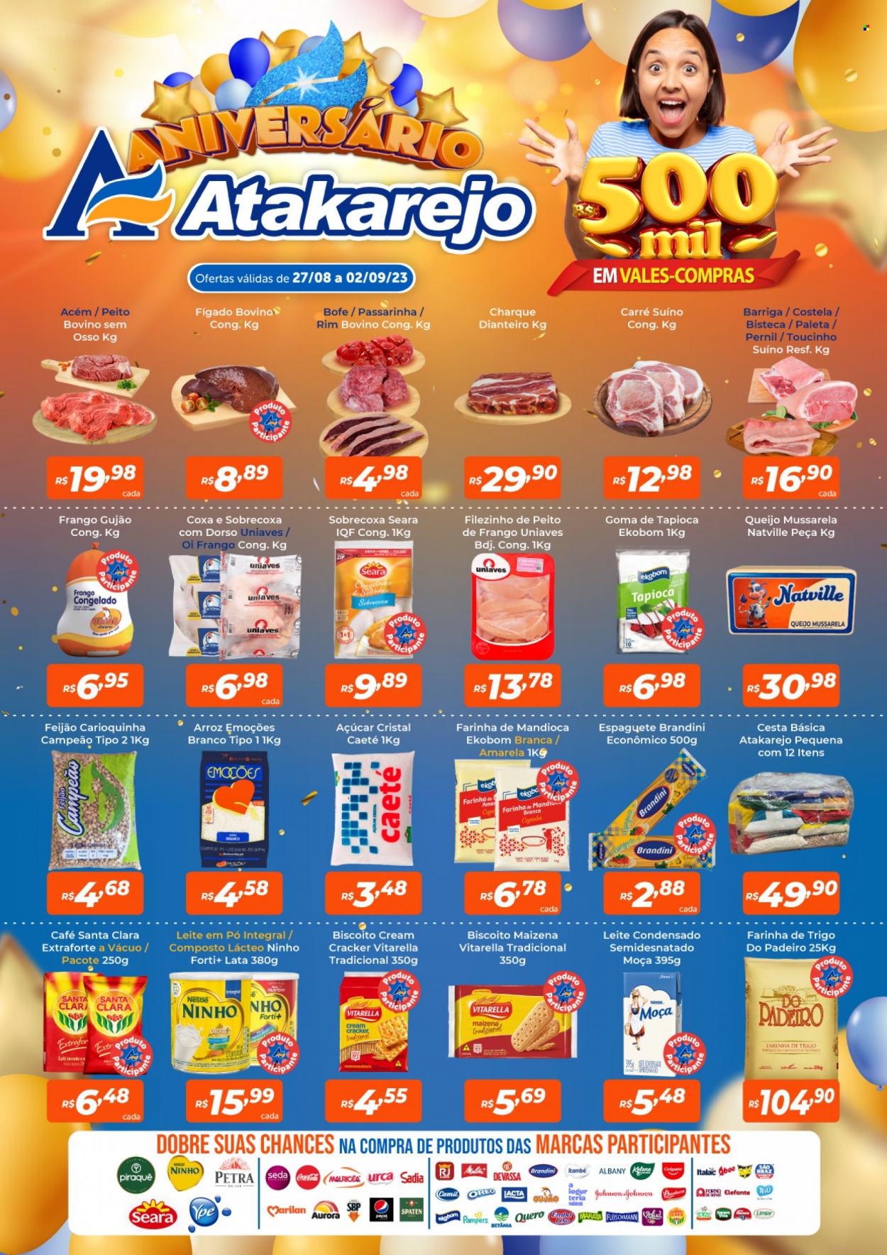 Folheto Atakadão Atakarejo - 27/08/2023 - 02/09/2023. Página 1