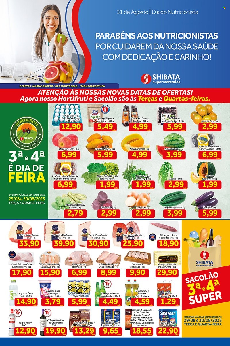Folheto Shibata Supermercados - 29/08/2023 - 04/09/2023. Página 1