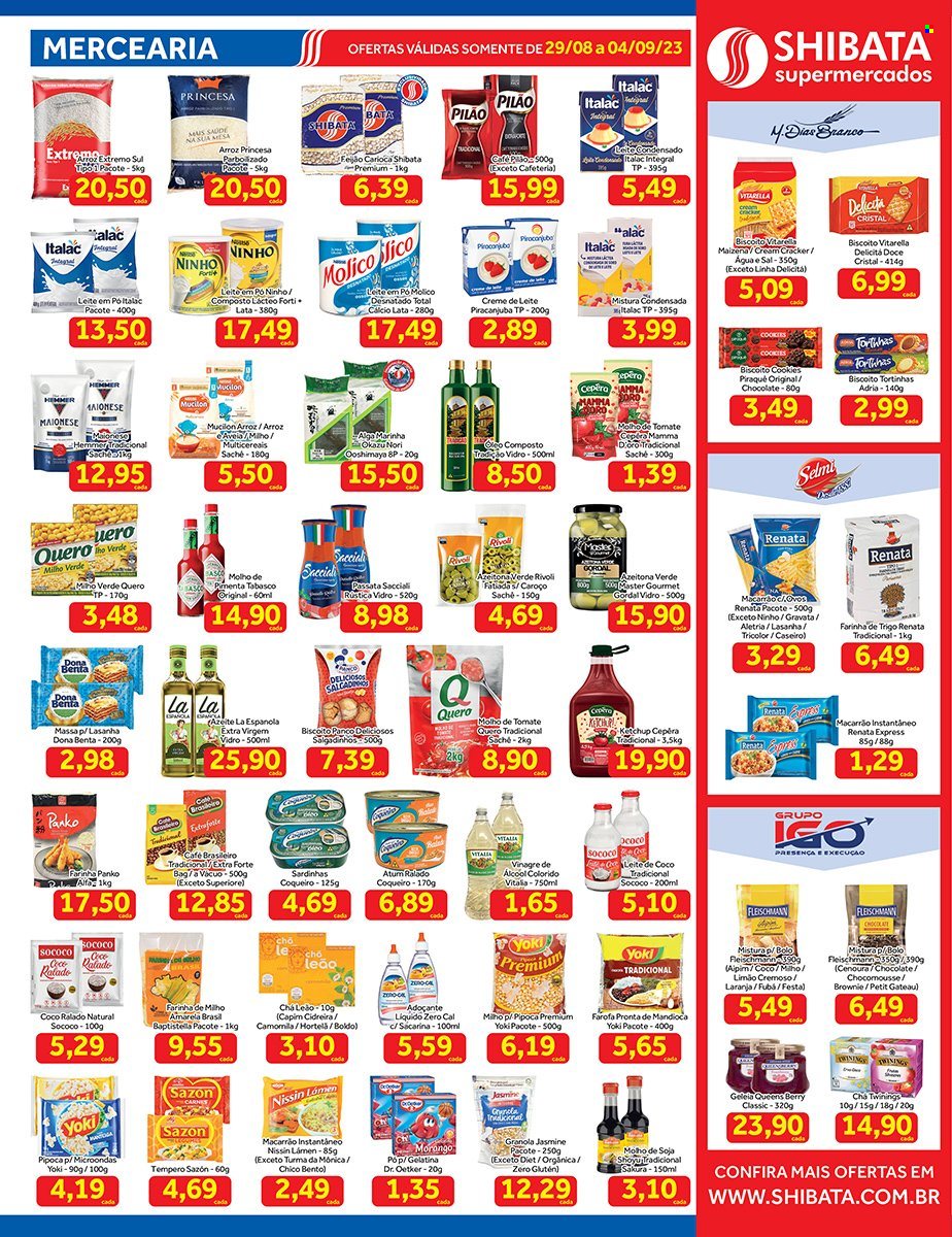Folheto Shibata Supermercados - 29/08/2023 - 04/09/2023. Página 2