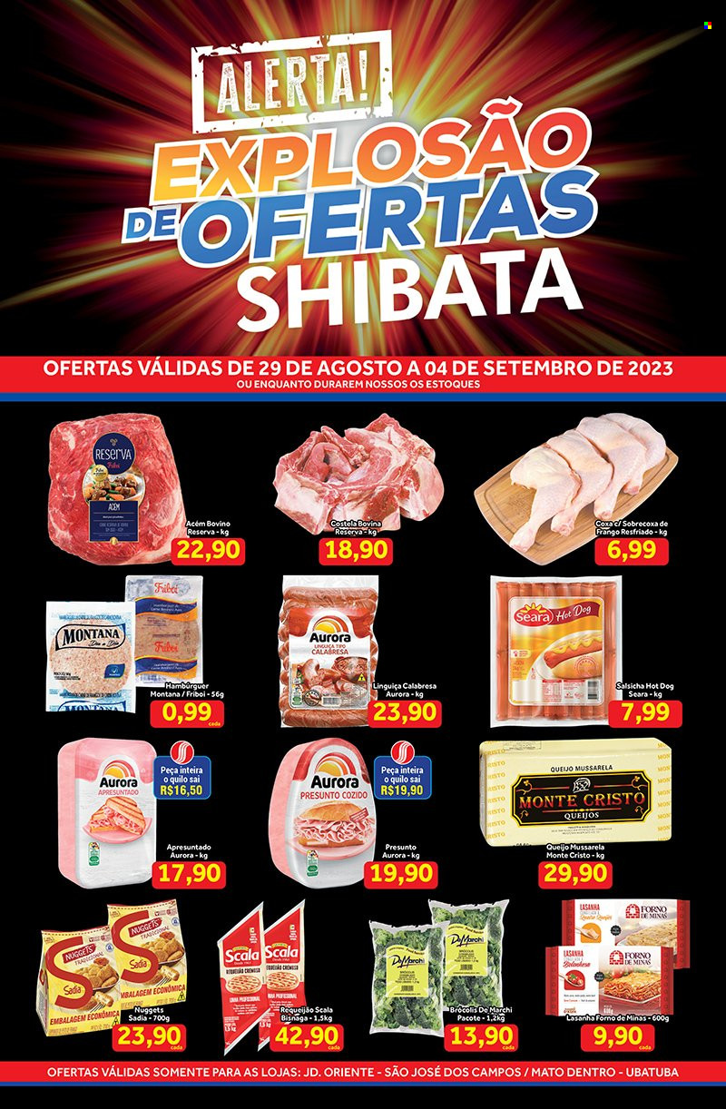 Folheto Shibata Supermercados - 29/08/2023 - 04/09/2023. Página 1