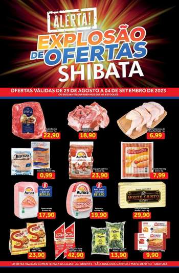 Folheto Shibata Supermercados - 29/08/2023 - 04/09/2023.