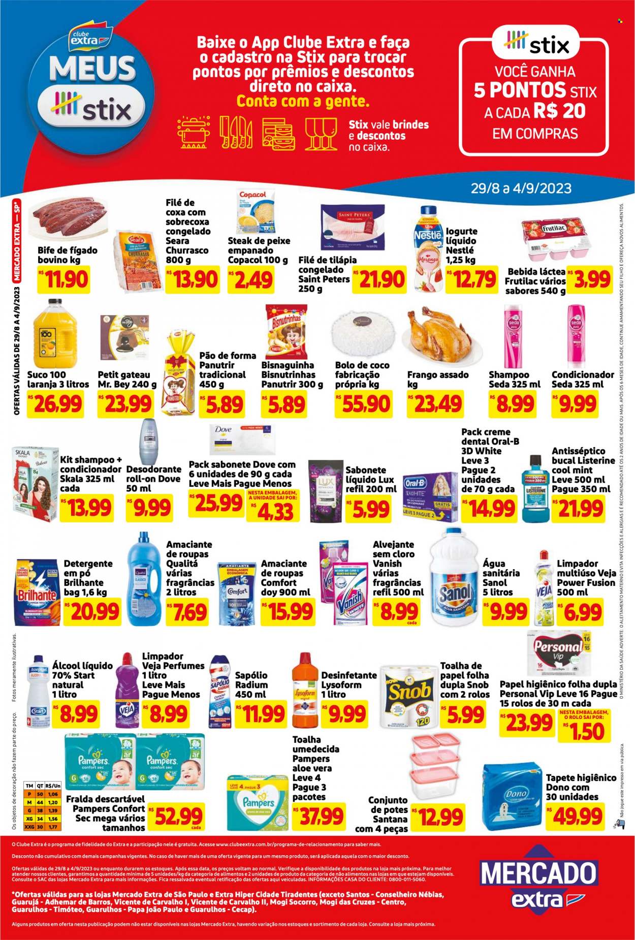 Folheto Mercado Extra - 29/08/2023 - 04/09/2023. Página 3