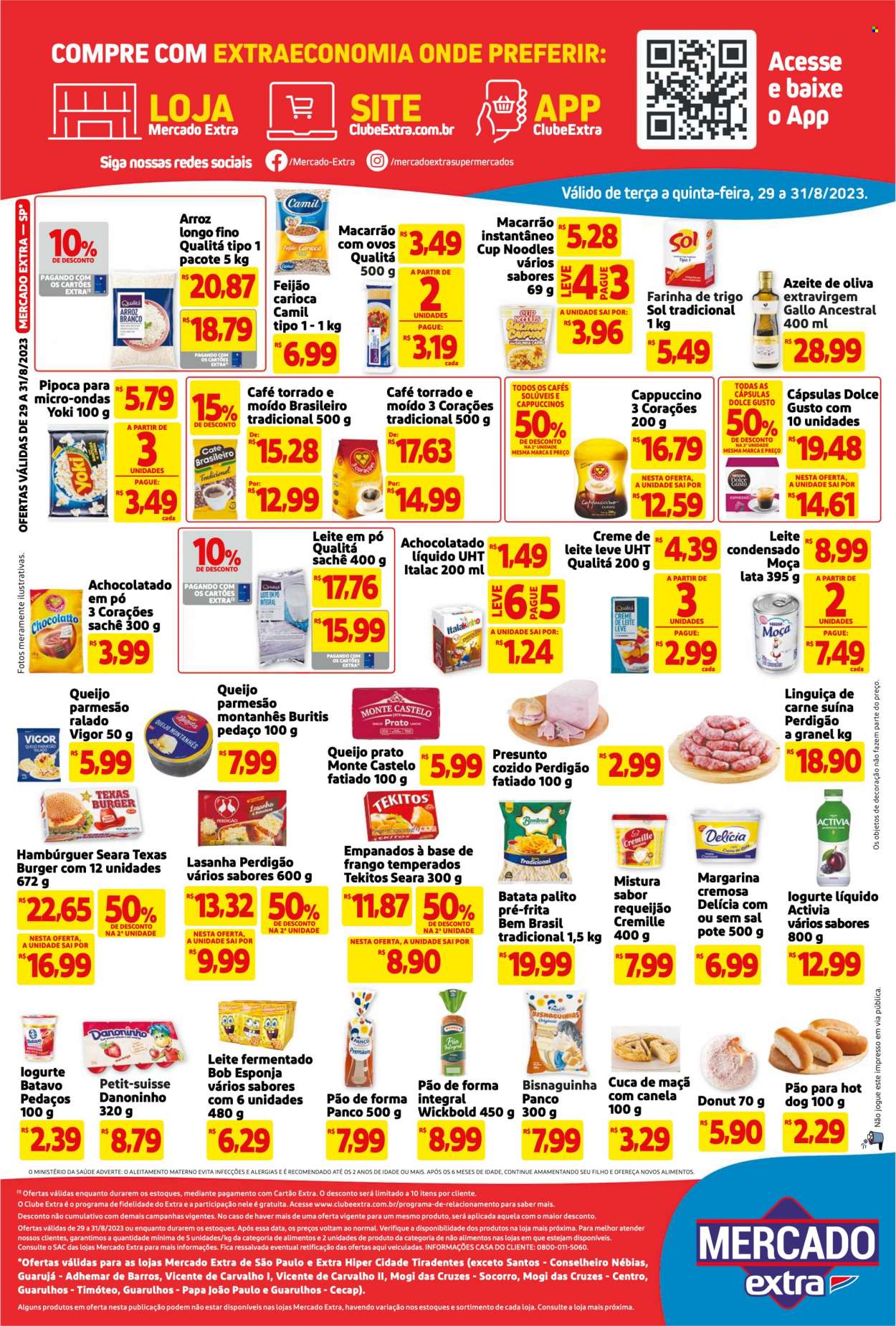 Folheto Mercado Extra - 29/08/2023 - 31/08/2023. Página 2