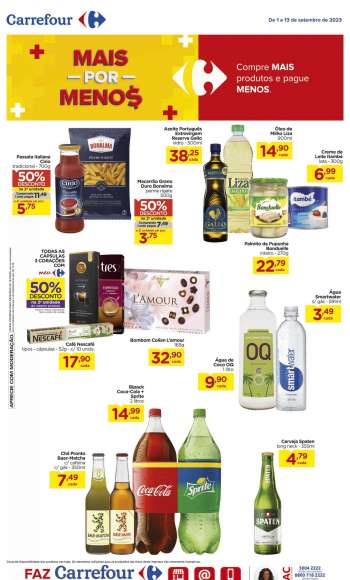 Folheto Carrefour Hiper - 01/09/2023 - 13/09/2023.