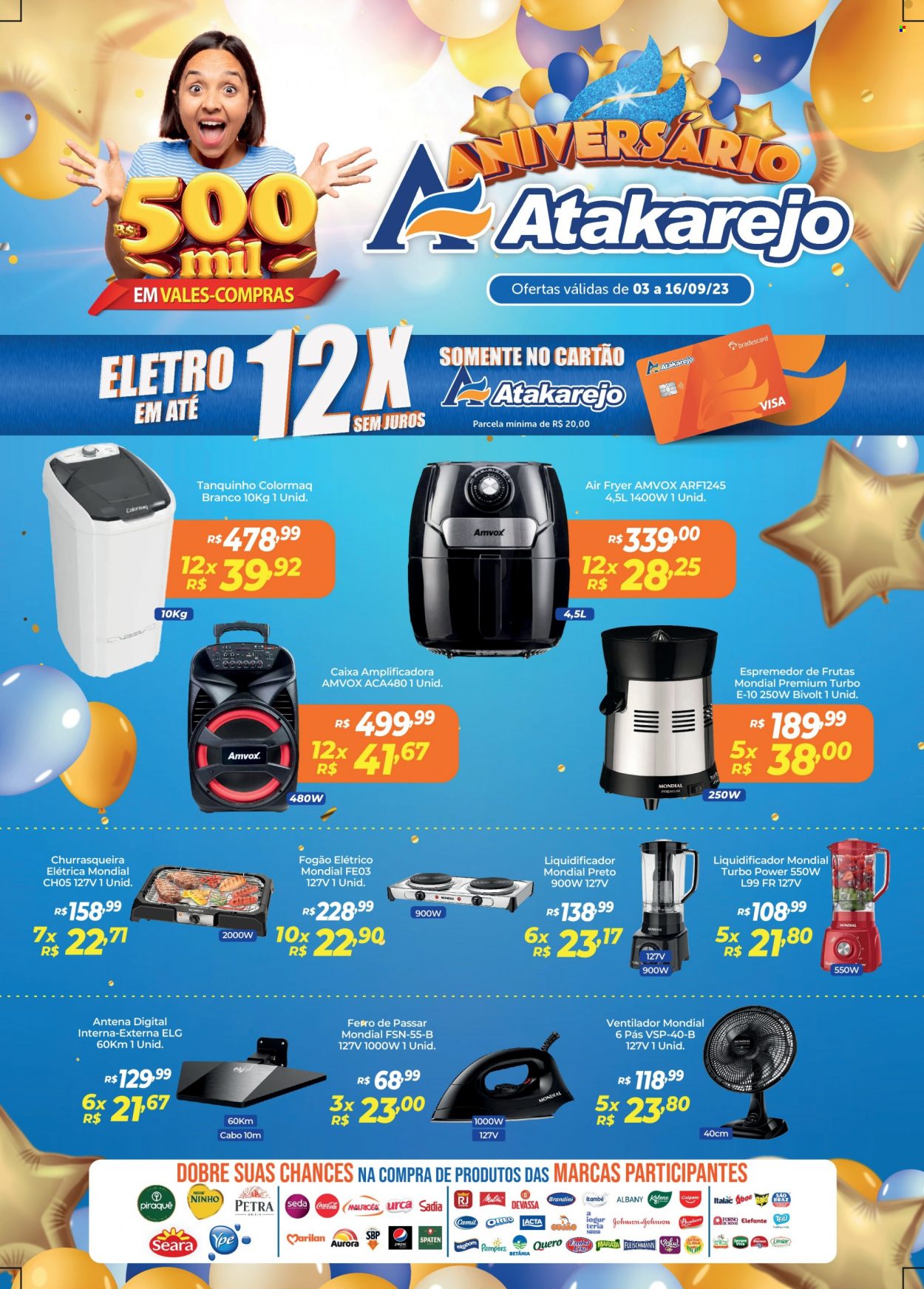 Folheto Atakadão Atakarejo - 03/09/2023 - 16/09/2023. Página 1