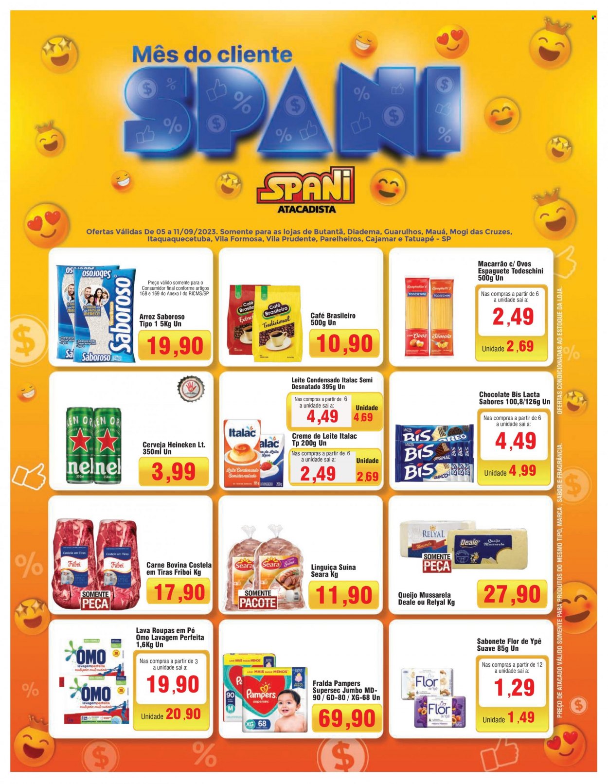 Folheto Spani Atacadista - 05/09/2023 - 11/09/2023. Página 1