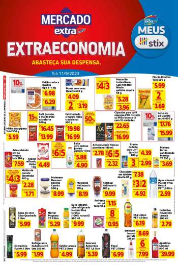 Folheto Mercado Extra - 05/09/2023 - 11/09/2023.