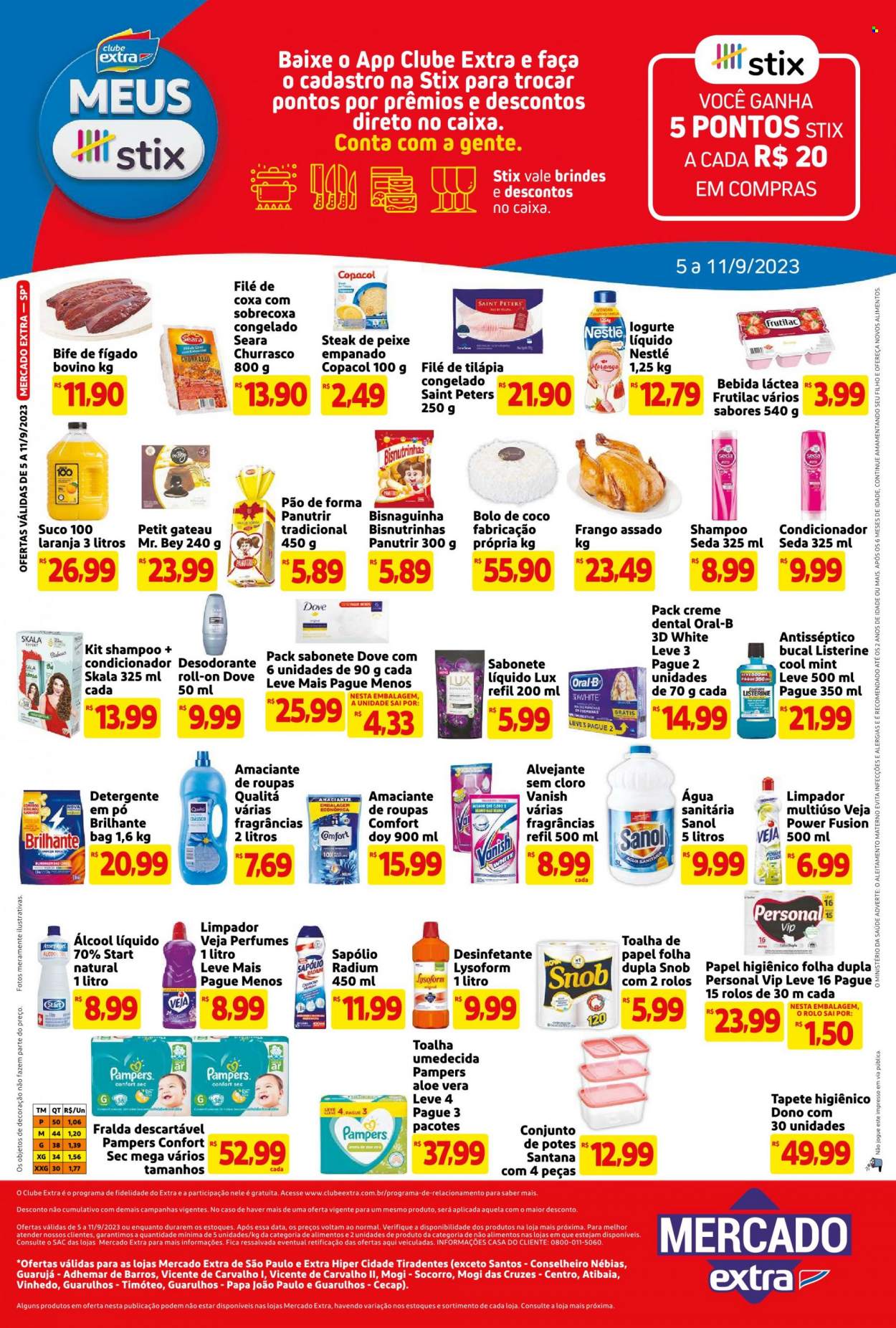 Folheto Mercado Extra - 05/09/2023 - 11/09/2023. Página 3