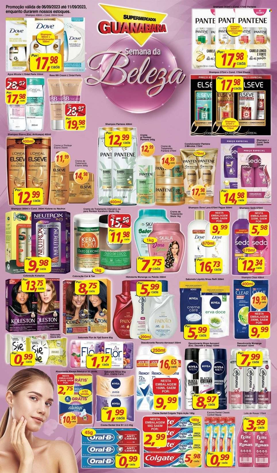 Folheto Supermercados Guanabara - 06/09/2023 - 11/09/2023. Página 1