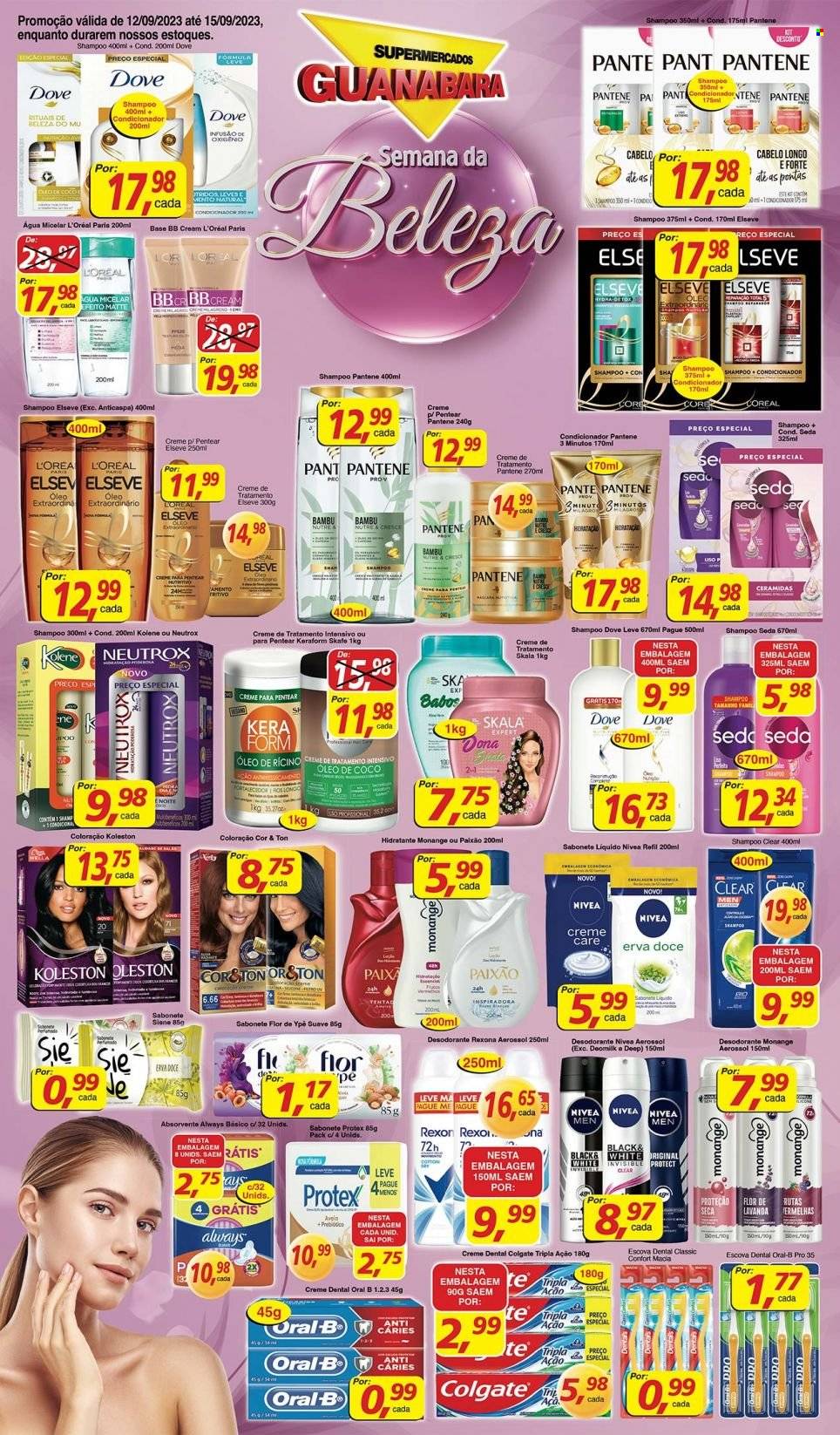 Folheto Supermercados Guanabara - 12/09/2023 - 15/09/2023. Página 1