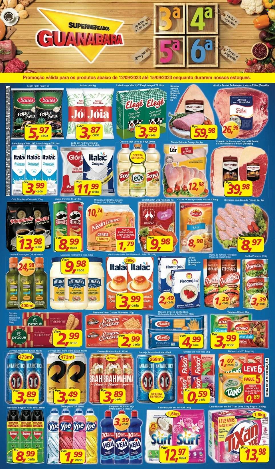 Folheto Supermercados Guanabara - 12/09/2023 - 15/09/2023. Página 12