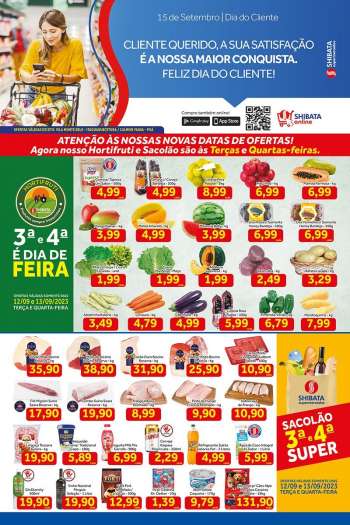 Folheto Shibata Supermercados - 12/09/2023 - 18/09/2023.
