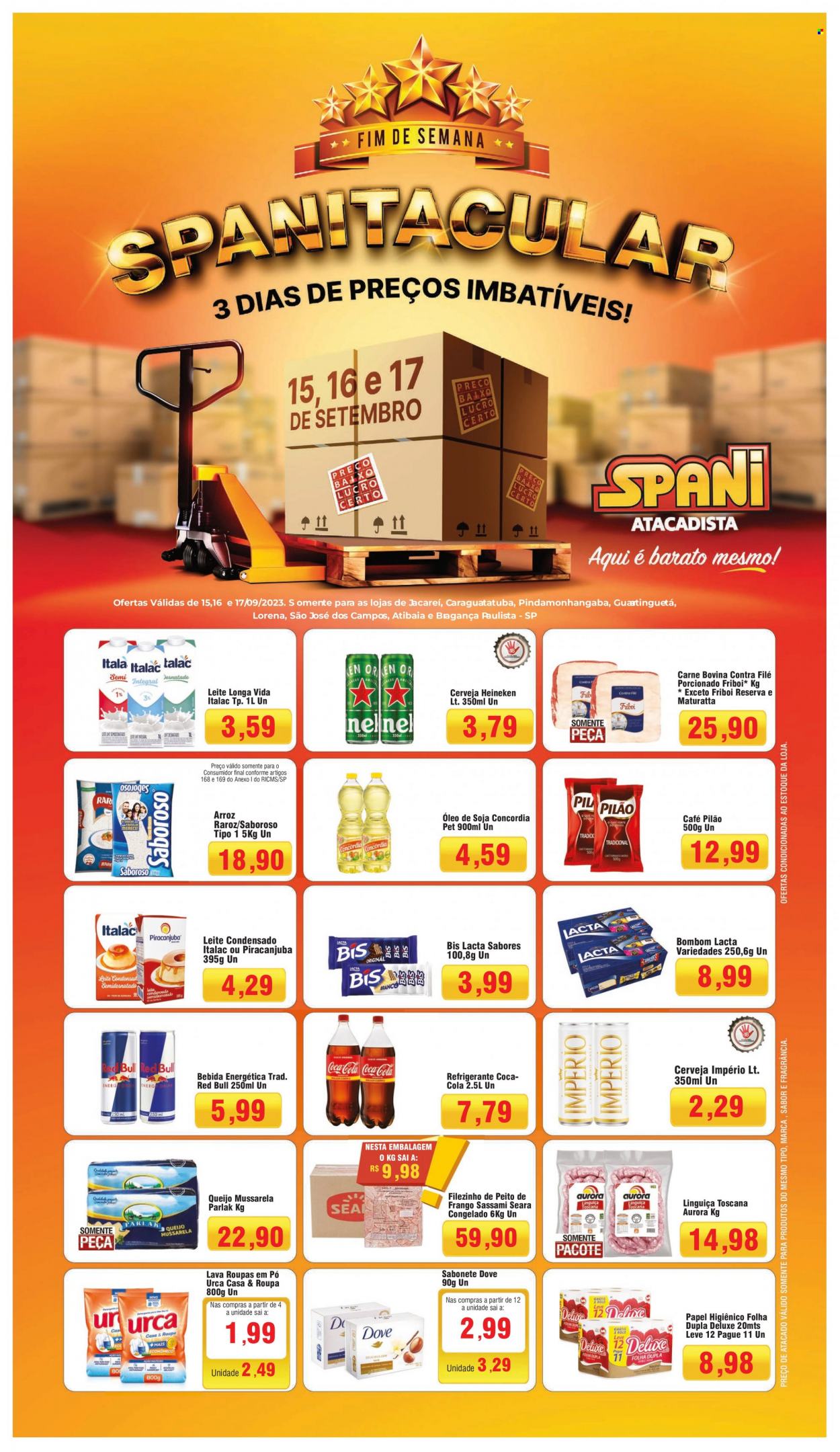 Folheto Spani Atacadista - 15/09/2023 - 17/09/2023. Página 1
