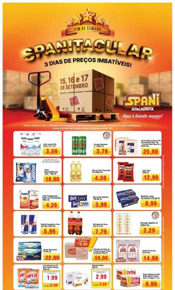 Folheto Spani Atacadista - 15/09/2023 - 17/09/2023.