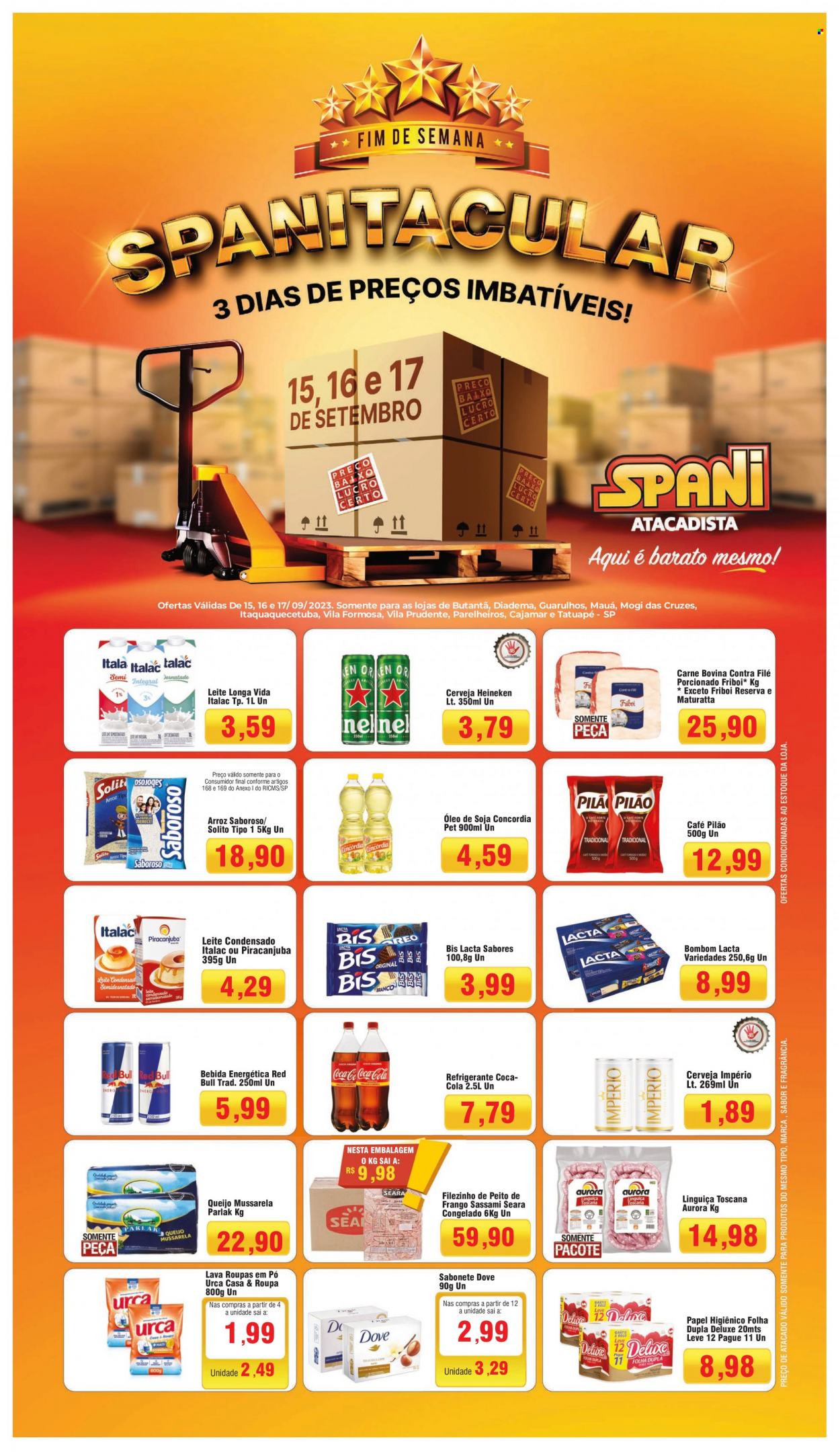 Folheto Spani Atacadista - 15/09/2023 - 17/09/2023. Página 1