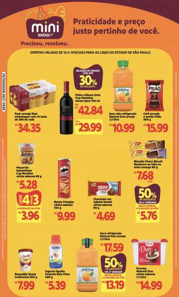 Folheto Mini Extra - 15/09/2023 - 17/09/2023.