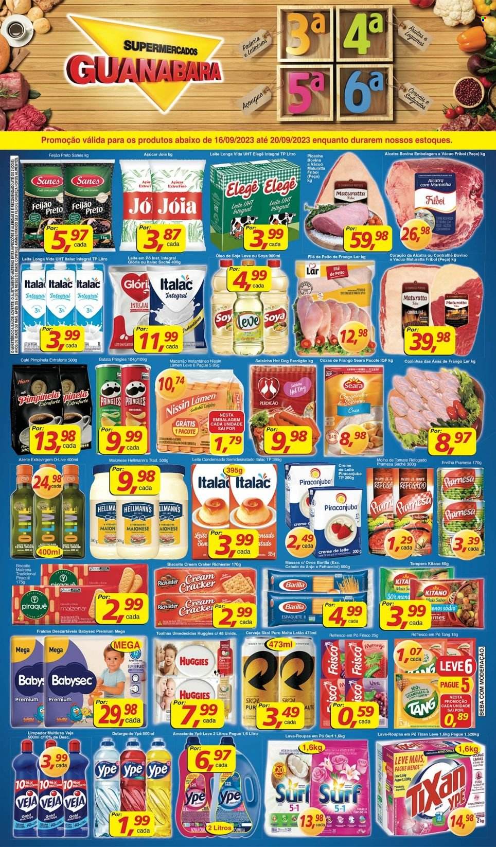 Folheto Supermercados Guanabara - 16/09/2023 - 20/09/2023. Página 12