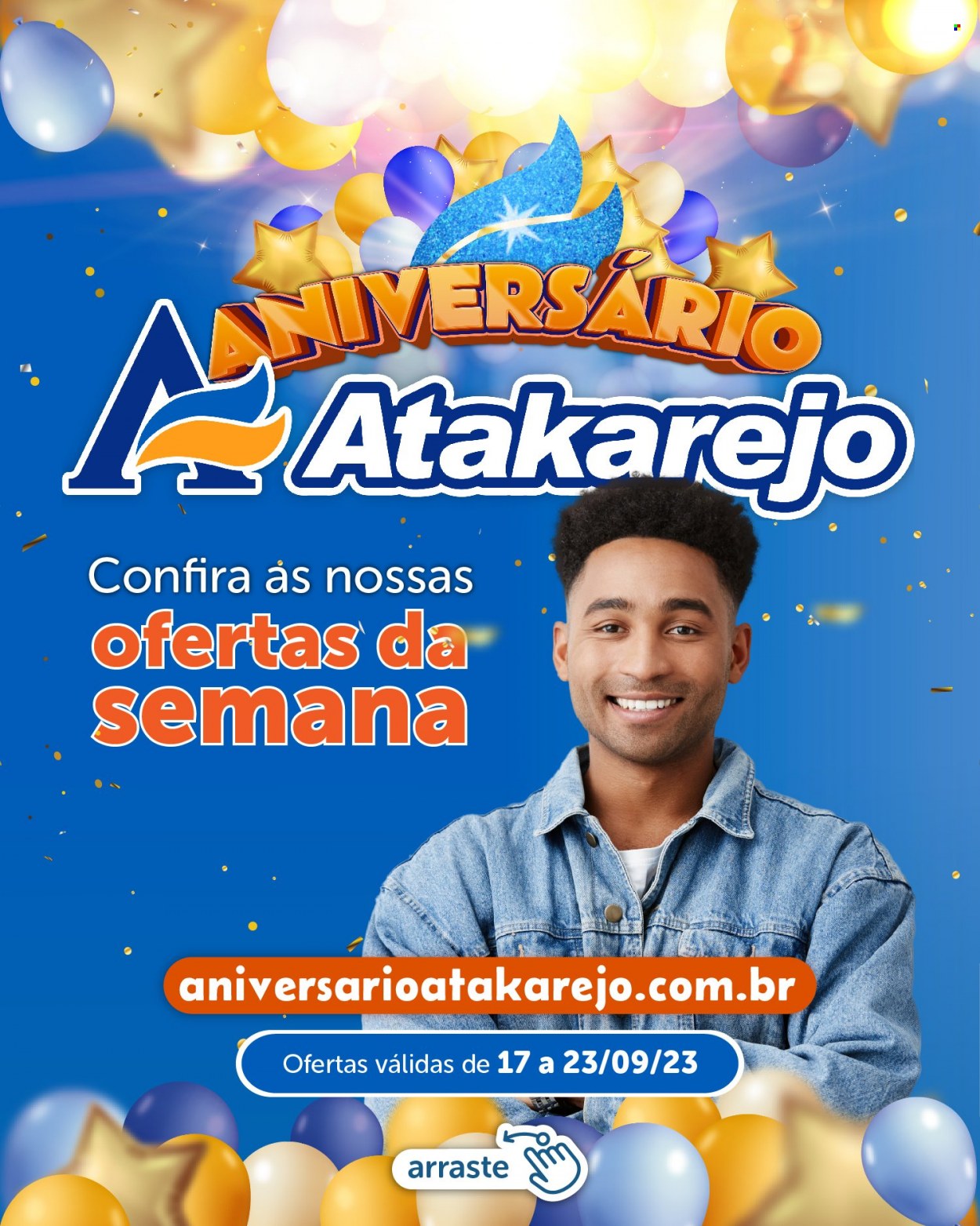 Folheto Atakadão Atakarejo - 17/09/2023 - 23/09/2023. Página 1