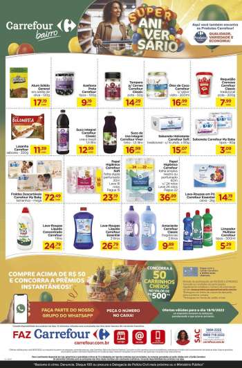 Folheto Carrefour Bairro - 18/09/2023 - 18/09/2023.