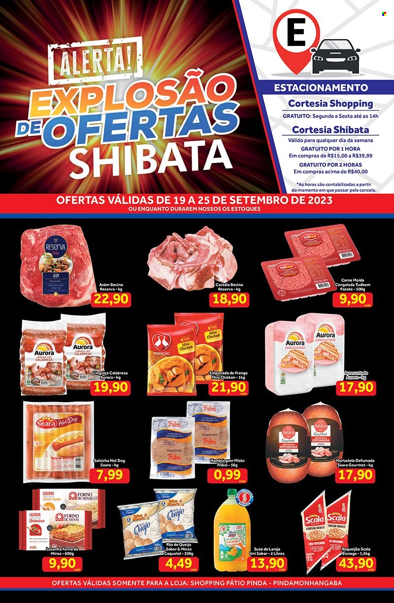 Folheto Shibata Supermercados - 19/09/2023 - 25/09/2023. Página 1