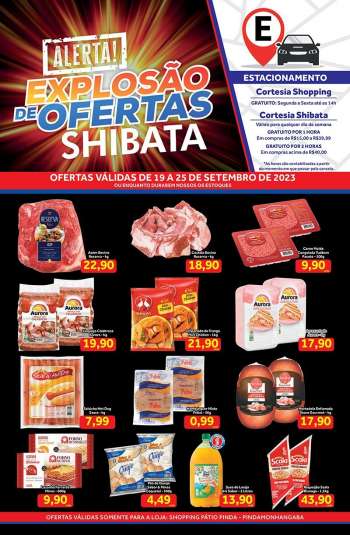 Folheto Shibata Supermercados - 19/09/2023 - 25/09/2023.