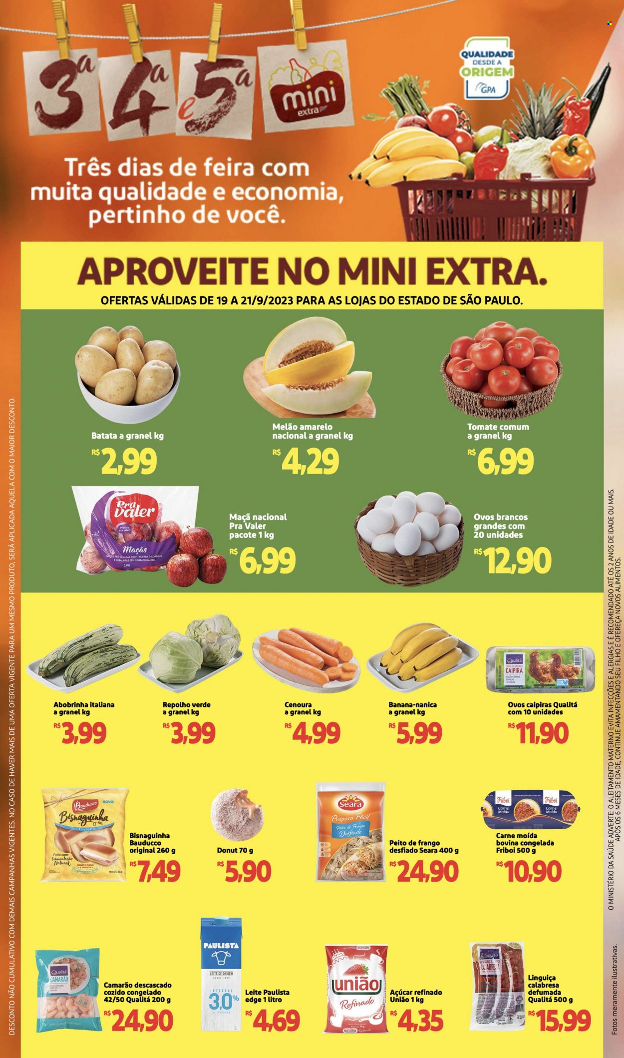 Folheto Mini Extra - 19/09/2023 - 21/09/2023. Página 1