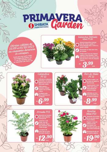Folheto Shibata Supermercados - 15/09/2023 - 01/10/2023.
