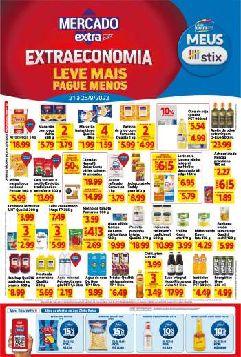 Folheto Mercado Extra - 21/09/2023 - 25/09/2023.