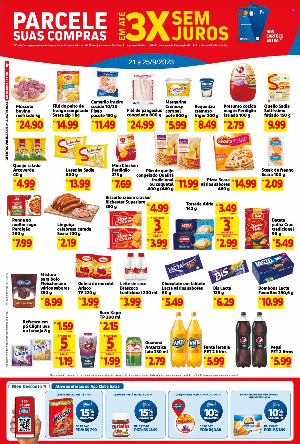 Folheto Mercado Extra - 21/09/2023 - 25/09/2023. Página 2