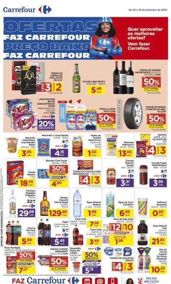 Folheto Carrefour Hiper - 22/09/2023 - 24/09/2023.
