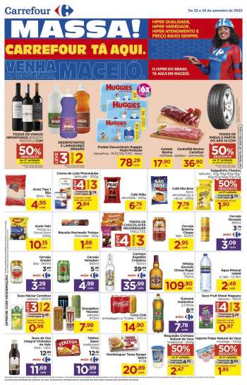 Folheto Carrefour Hiper - 22/09/2023 - 24/09/2023.