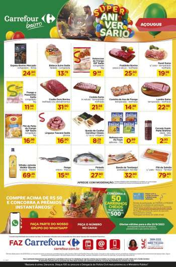 Folheto Carrefour Bairro - 22/09/2023 - 22/09/2023.