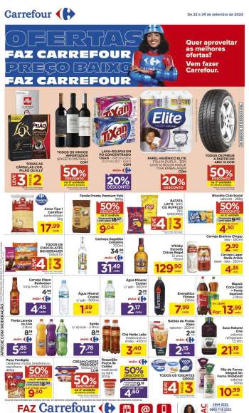 Folheto Carrefour Hiper - 22/09/2023 - 24/09/2023.