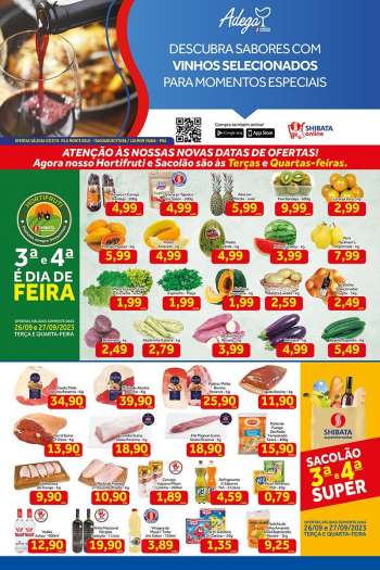 Folheto Shibata Supermercados - 26/09/2023 - 02/10/2023.