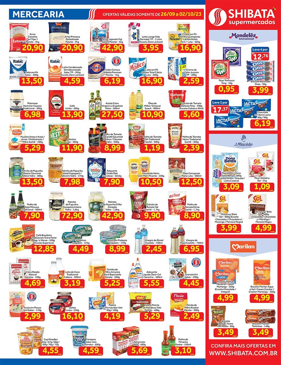 Folheto Shibata Supermercados - 26/09/2023 - 02/10/2023. Página 2