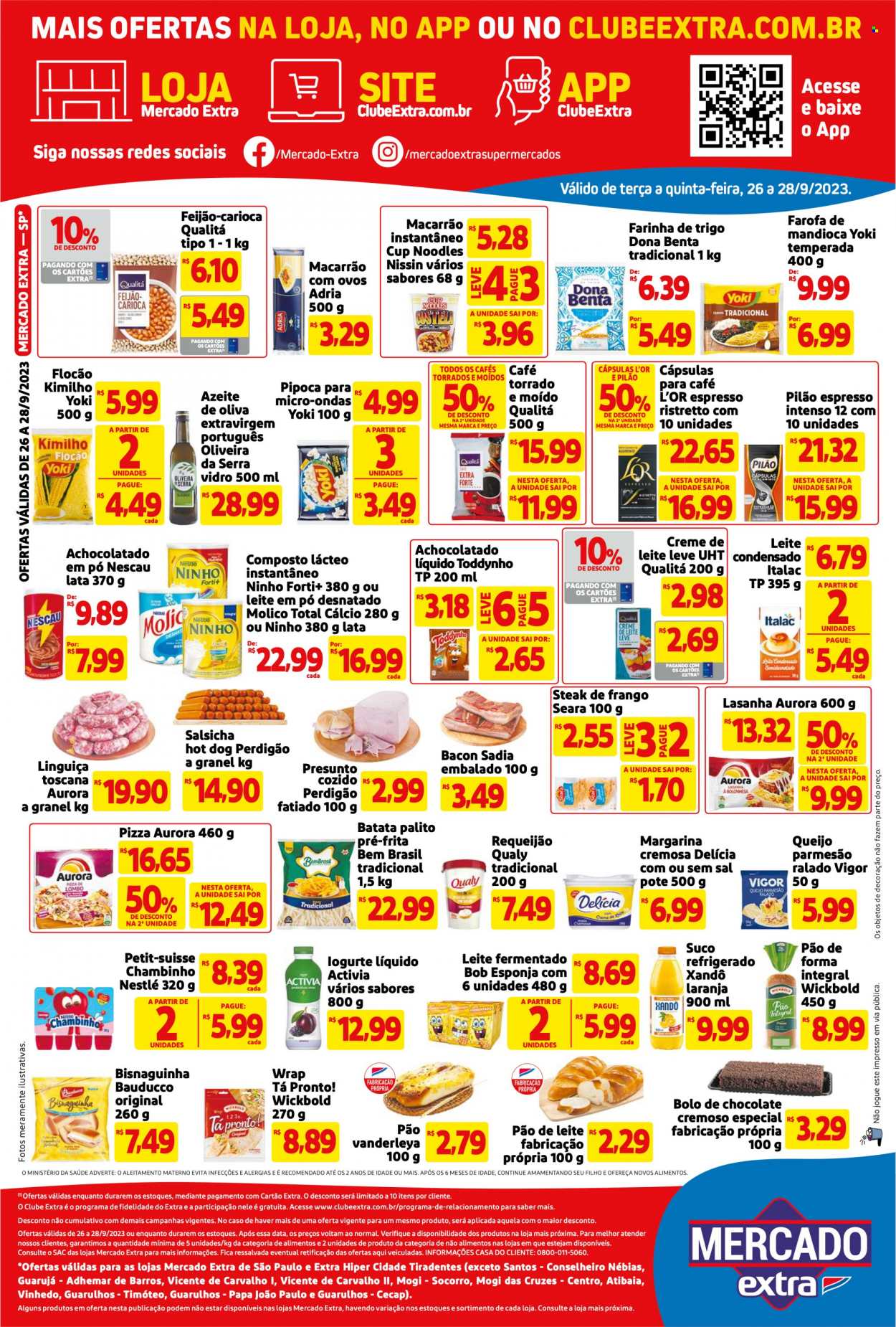 Folheto Mercado Extra - 26/09/2023 - 28/09/2023. Página 2