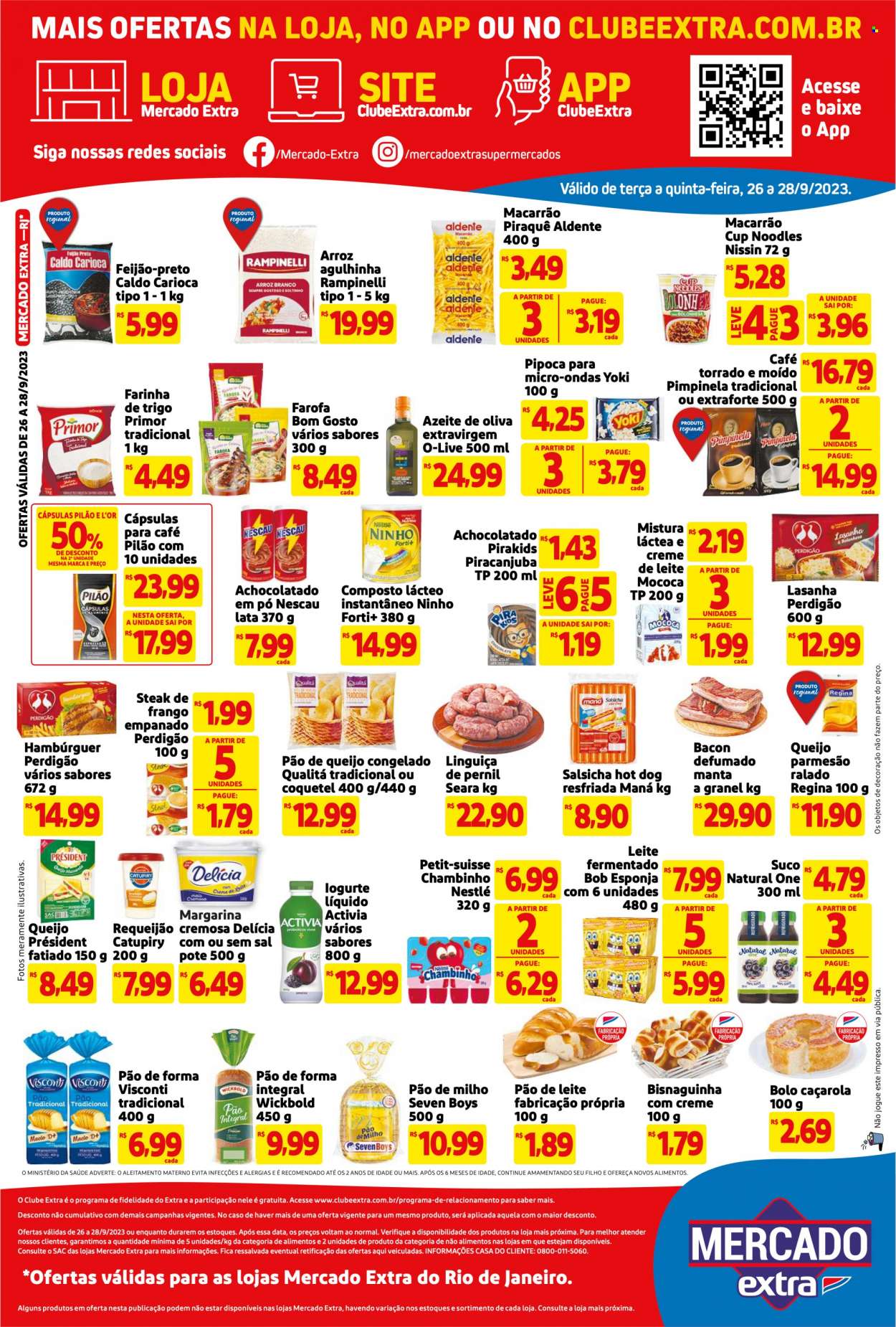 Folheto Mercado Extra - 26/09/2023 - 28/09/2023. Página 2