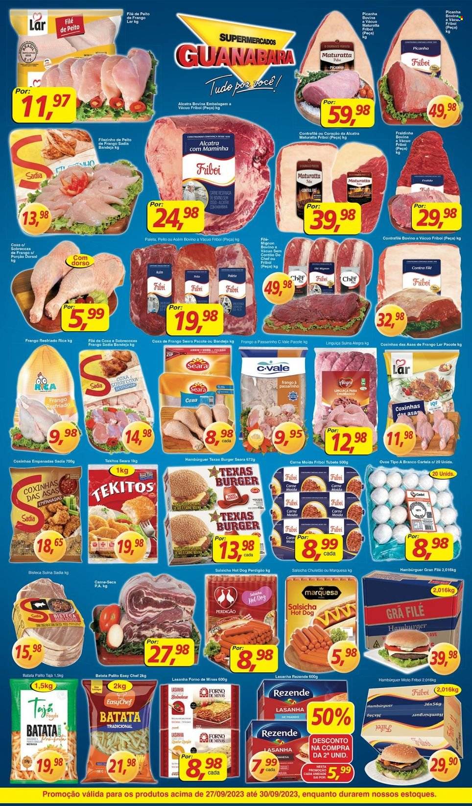 Folheto Supermercados Guanabara - 27/09/2023 - 30/09/2023. Página 9