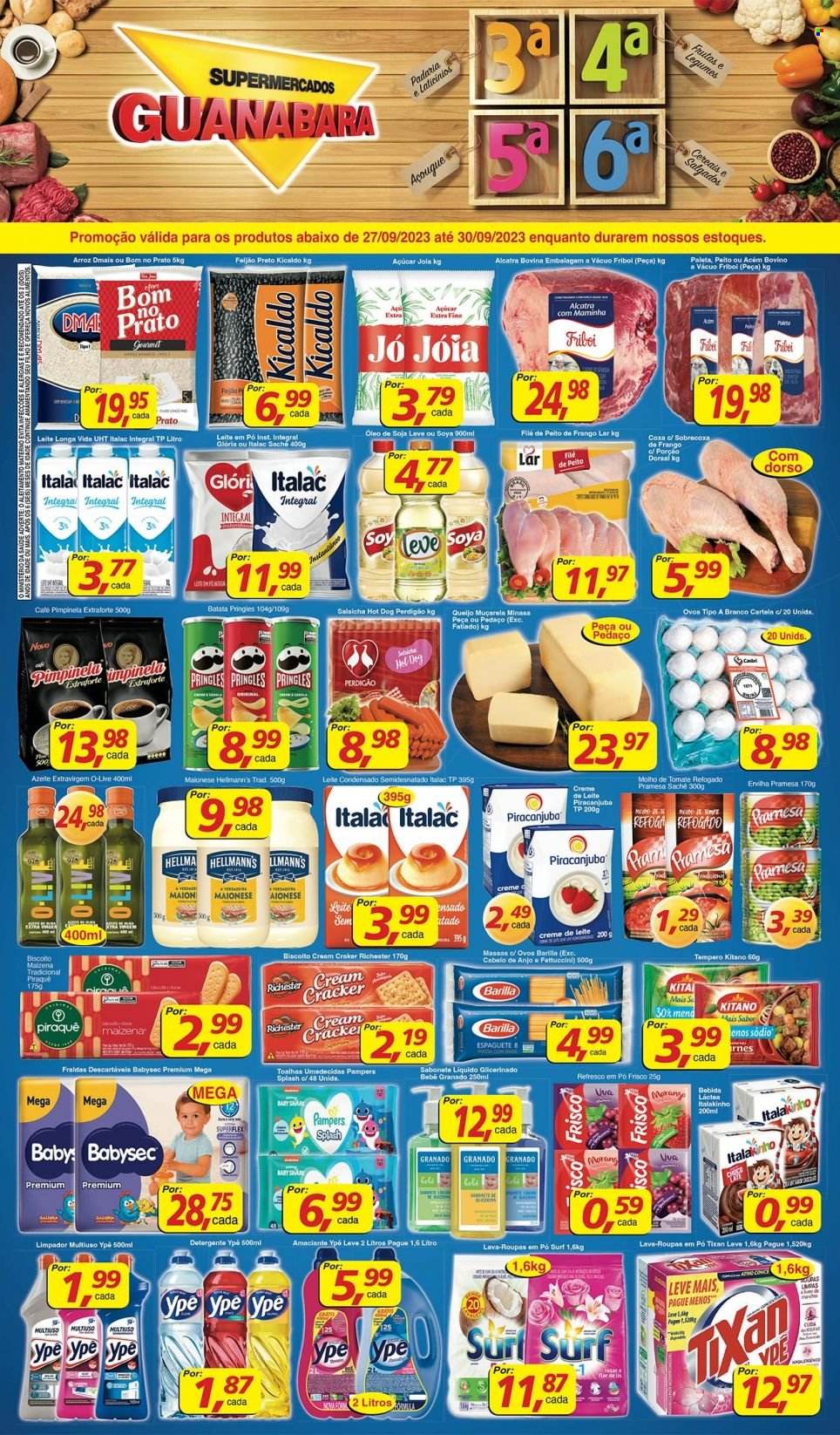 Folheto Supermercados Guanabara - 27/09/2023 - 30/09/2023. Página 12