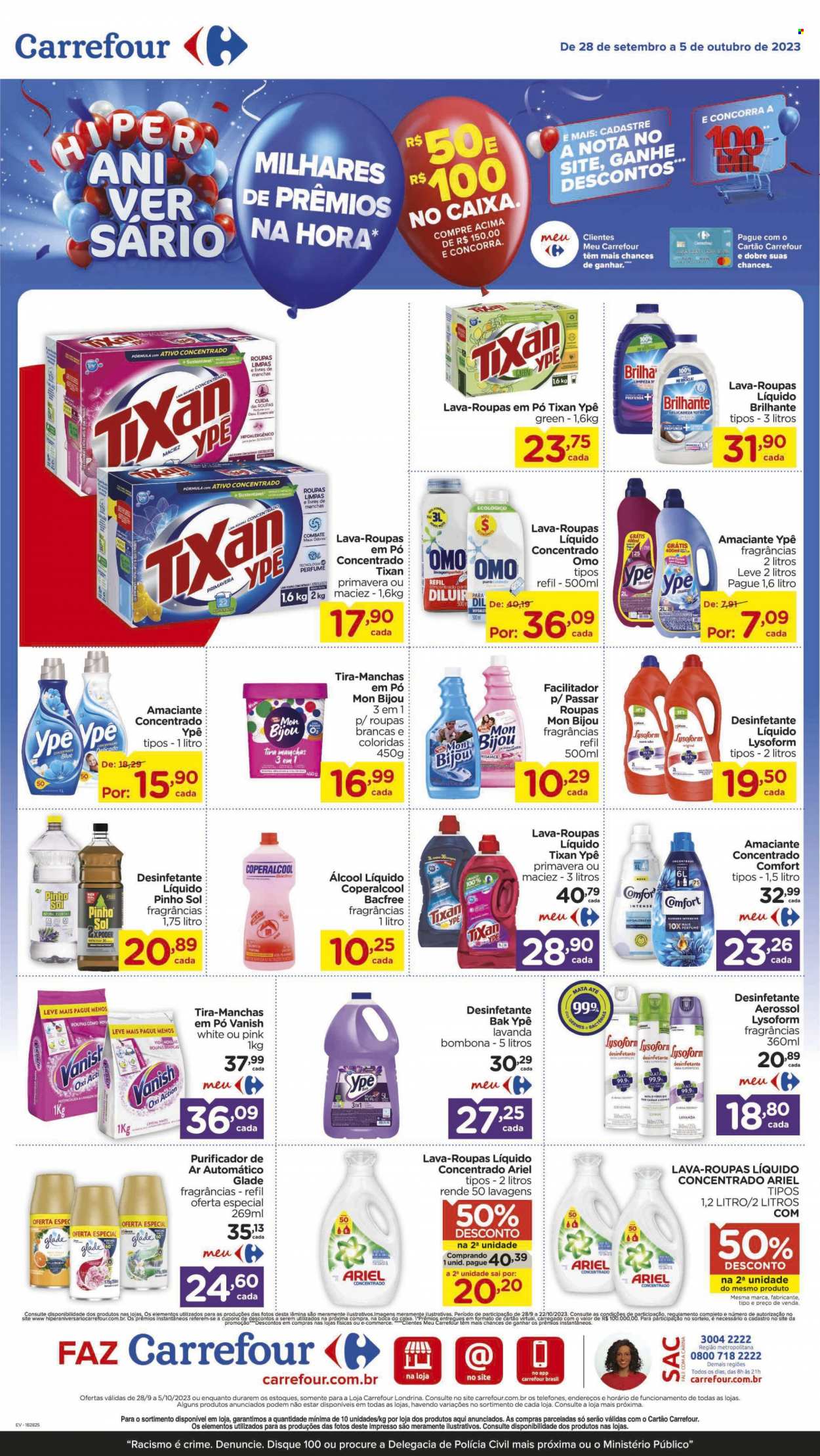 Folheto Carrefour Hiper - 28/09/2023 - 05/10/2023. Página 17