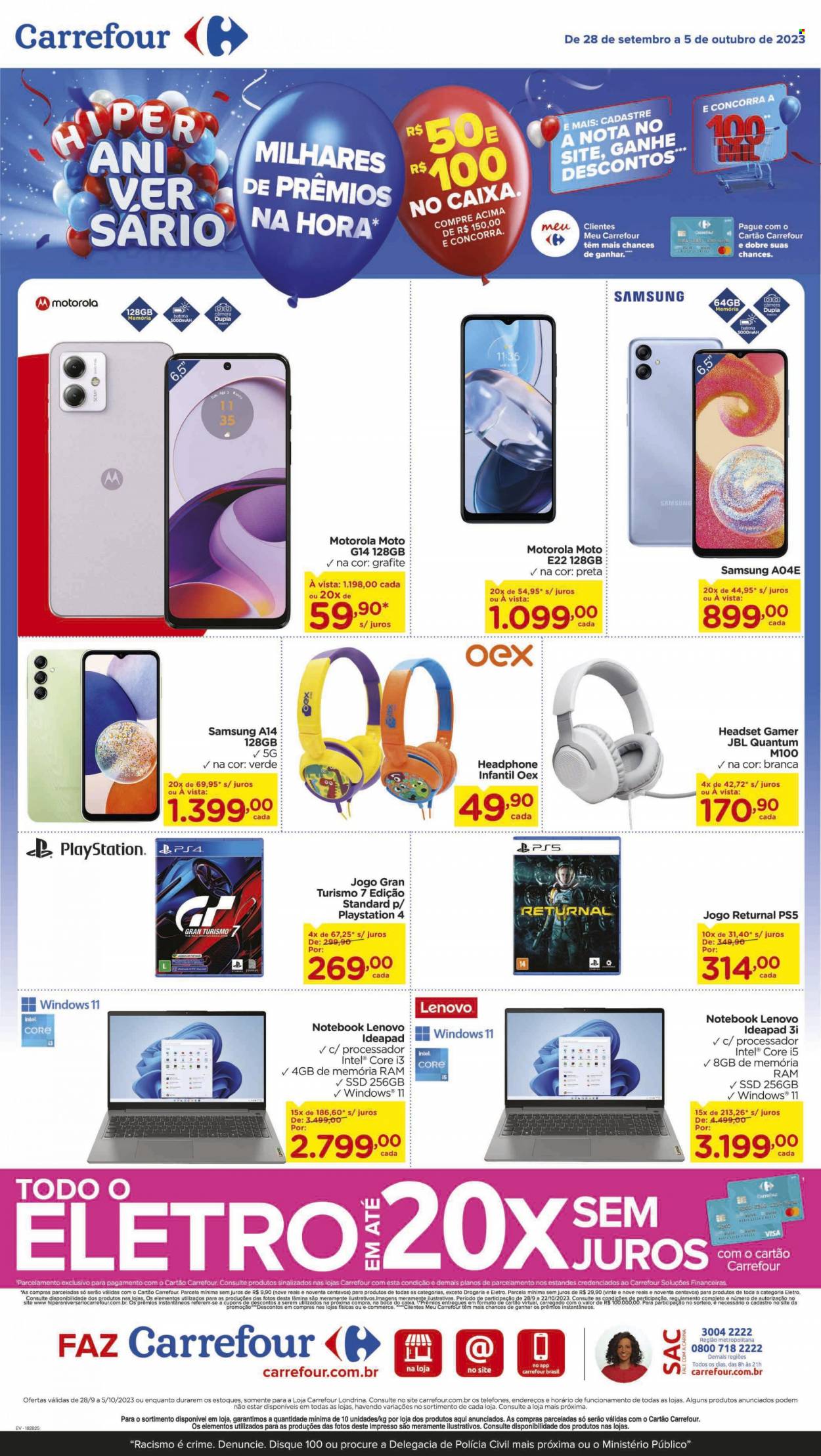 Folheto Carrefour Hiper - 28/09/2023 - 05/10/2023. Página 18
