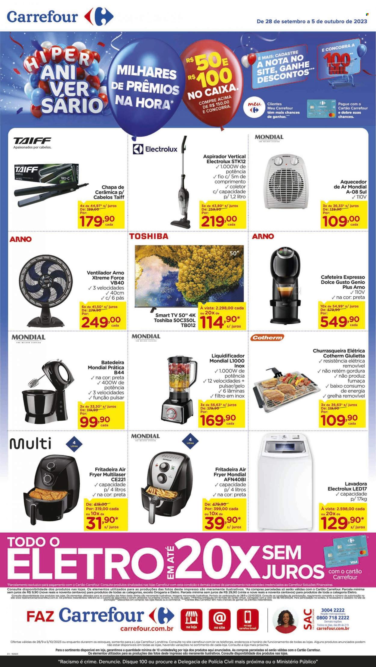 Folheto Carrefour Hiper - 28/09/2023 - 05/10/2023. Página 19