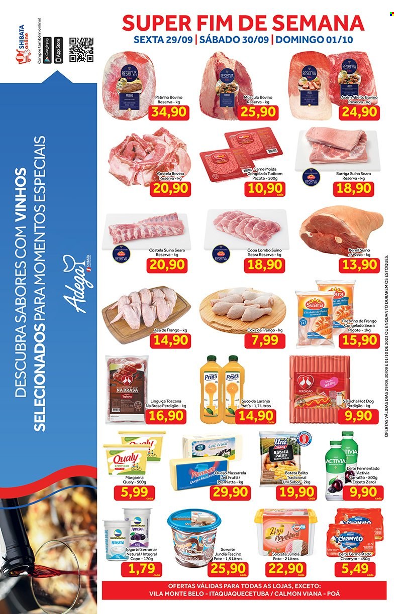 Folheto Shibata Supermercados - 29/09/2023 - 01/10/2023. Página 1