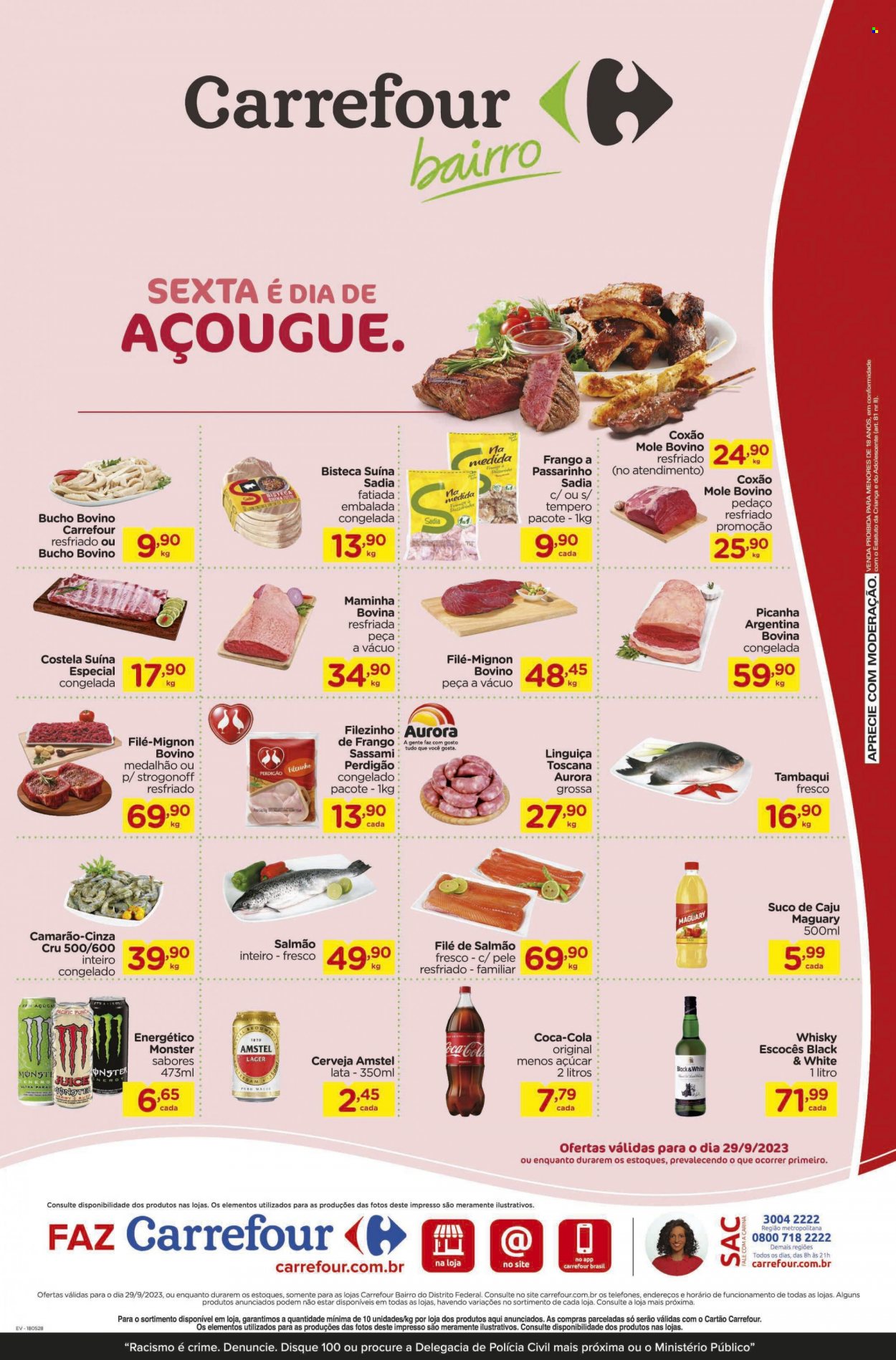 Folheto Carrefour Bairro - 29/09/2023 - 29/09/2023. Página 1